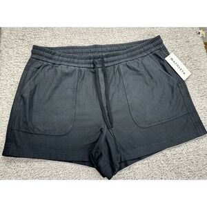 Athleta NWT Women's Farallon Short‎ Size 22 Black Pockets Comfortable Stretch